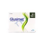 Glusimet tablets 50mg+1000mg