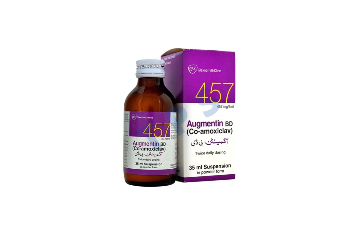 Augmentin Suspension 457mg/5ml 70ml - The Pharmacy Services