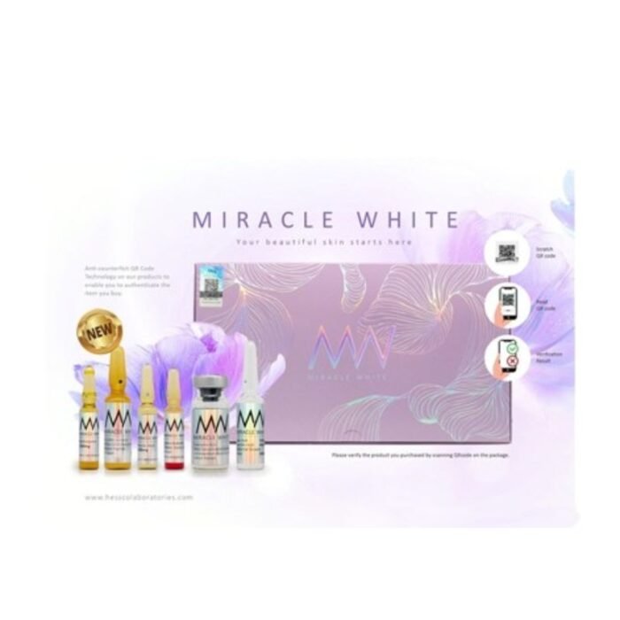 Miracle white 60000mg glutathione injection for skin whitening